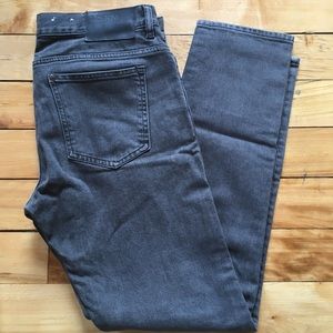 Dark grey denim jeans